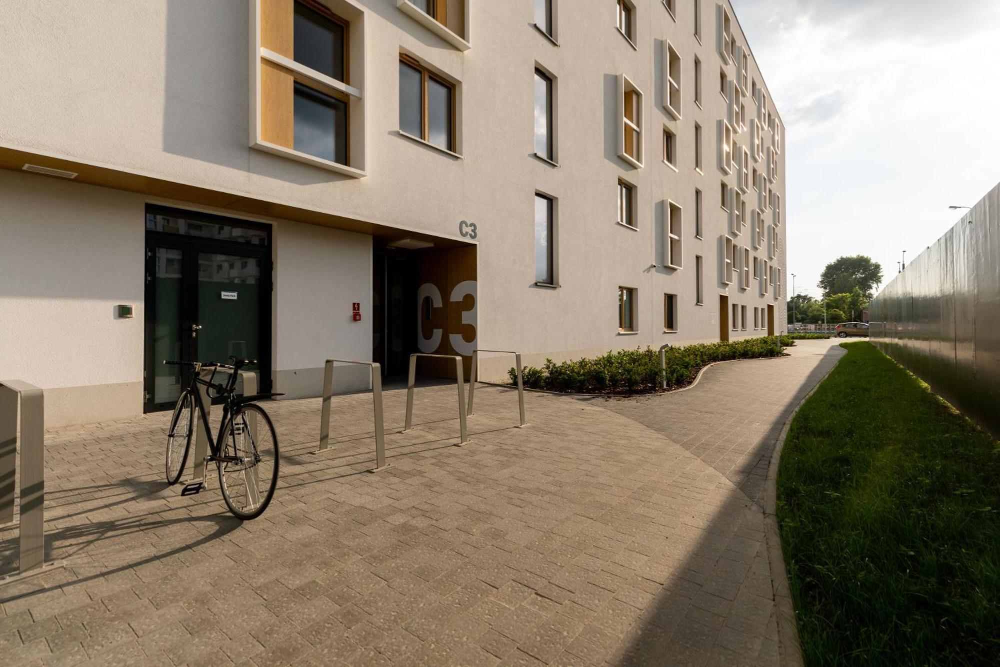 Saska Park Apartments Краков Экстерьер фото