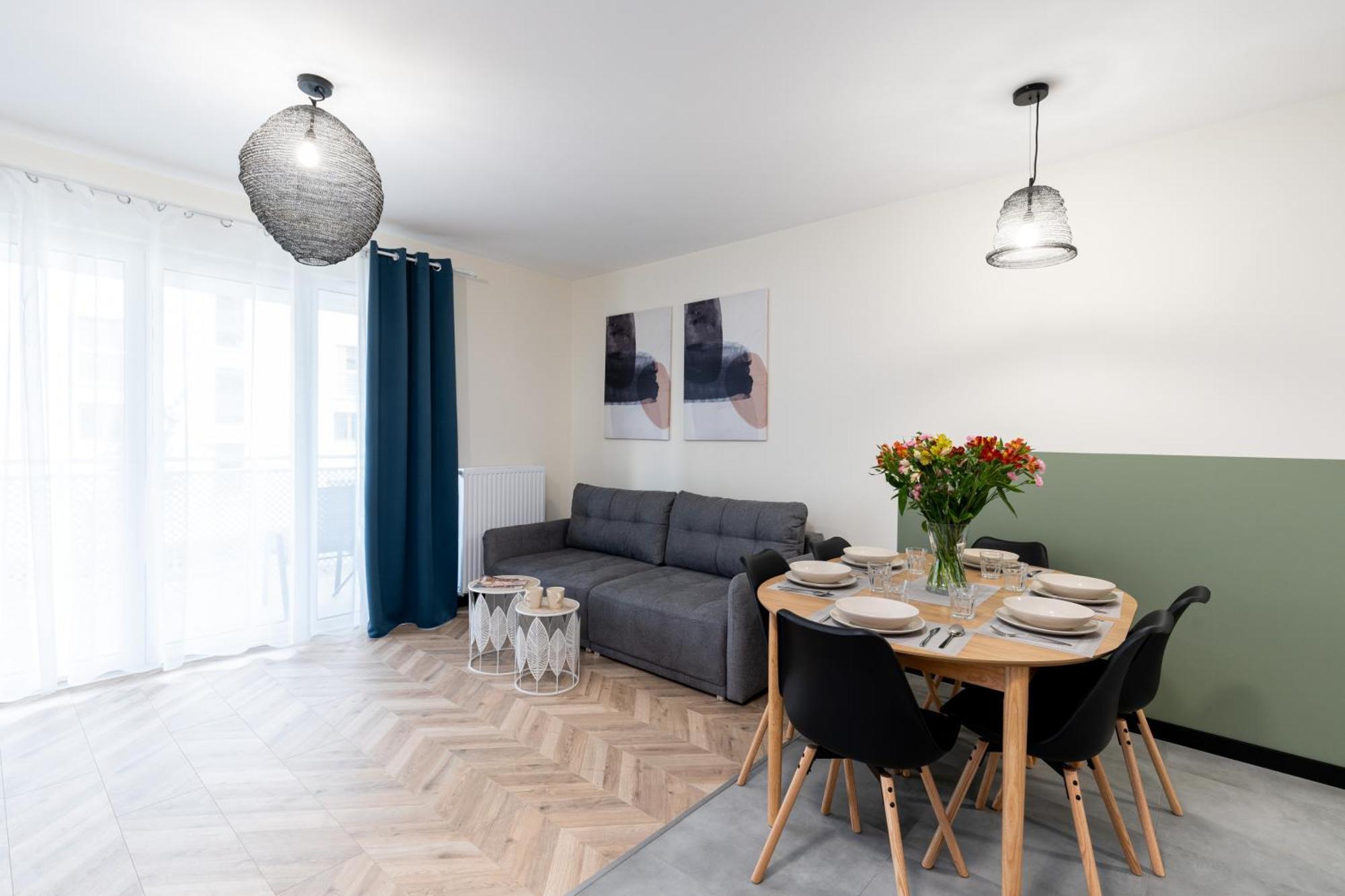 Saska Park Apartments Краков Экстерьер фото