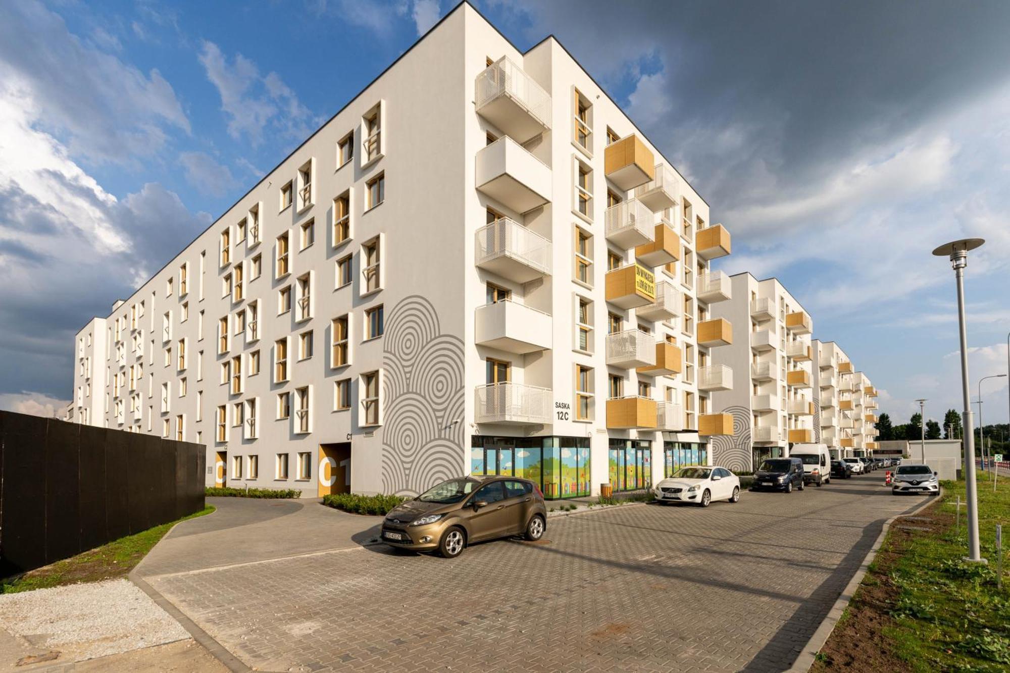 Saska Park Apartments Краков Экстерьер фото
