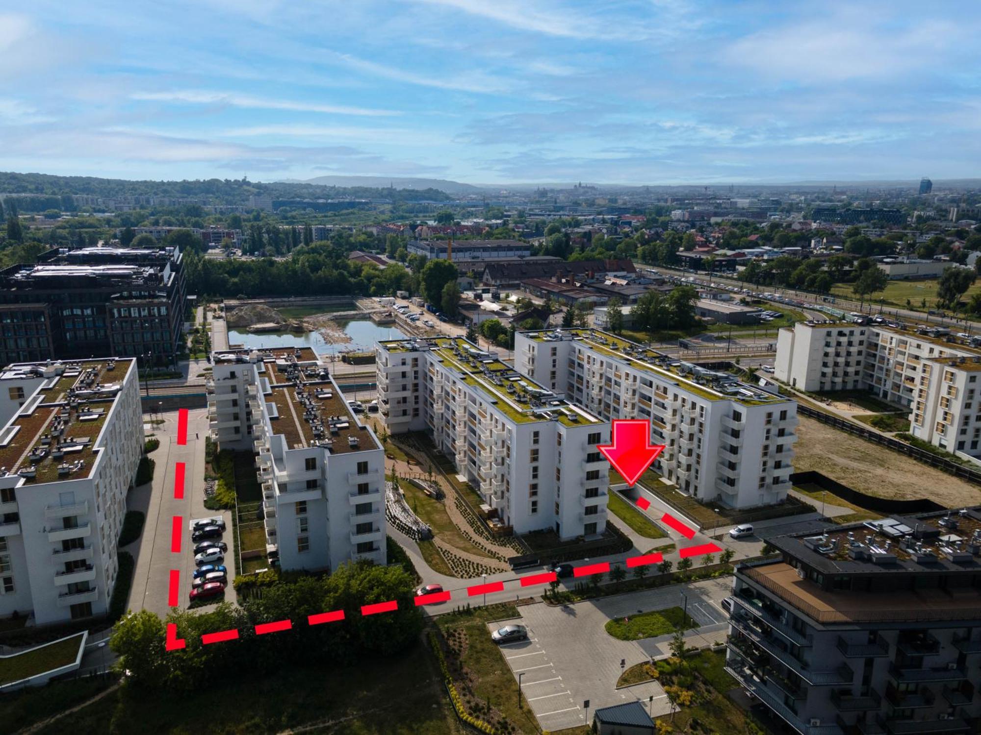Saska Park Apartments Краков Экстерьер фото